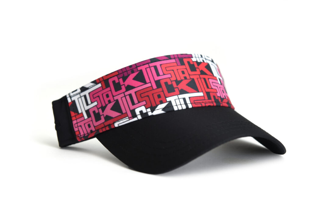 Stack&Tilt Logo Graffiti Visor Magenta/Black