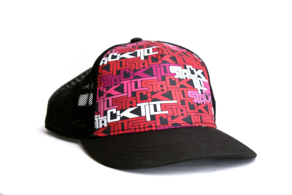 Stack&Tilt Graffiti Hat Pink/Black