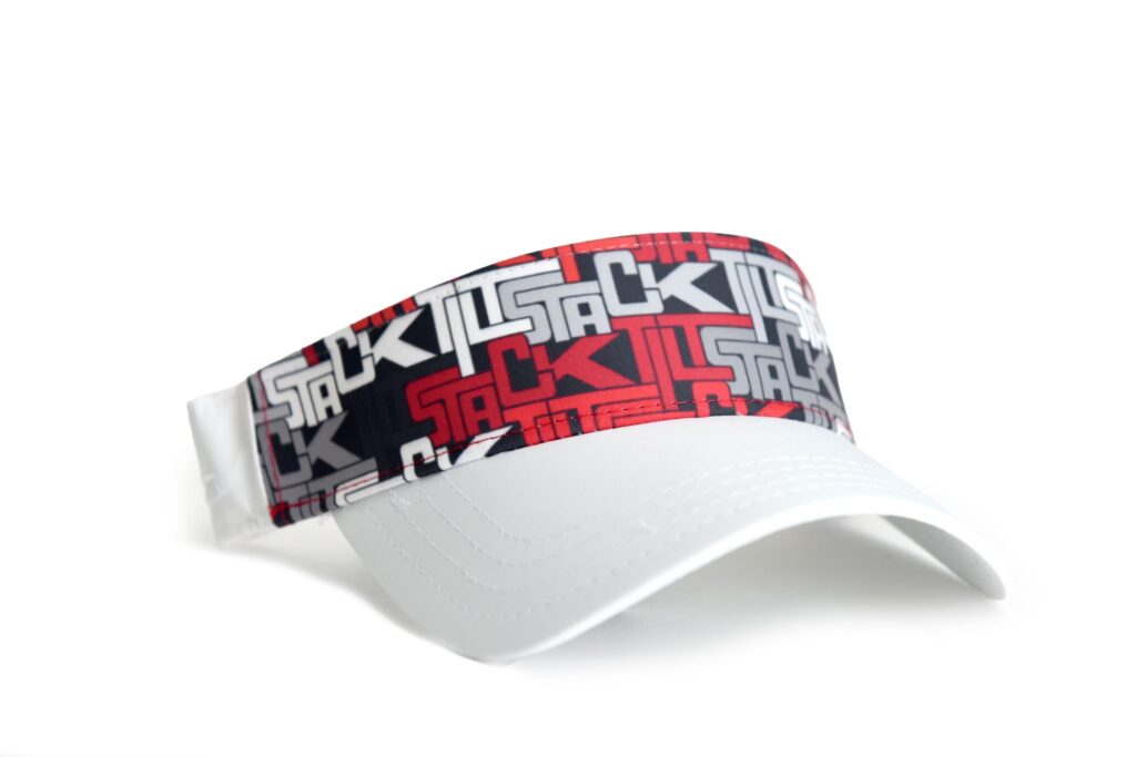 Stack&Tilt Graffiti Visor Grey/White