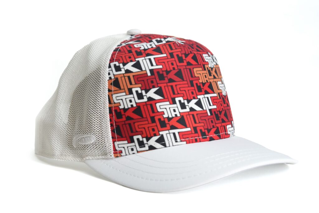 Stack&Tilt Graffiti Hat Orange/White