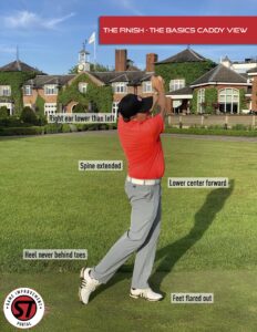The Finish - the basics caddy view