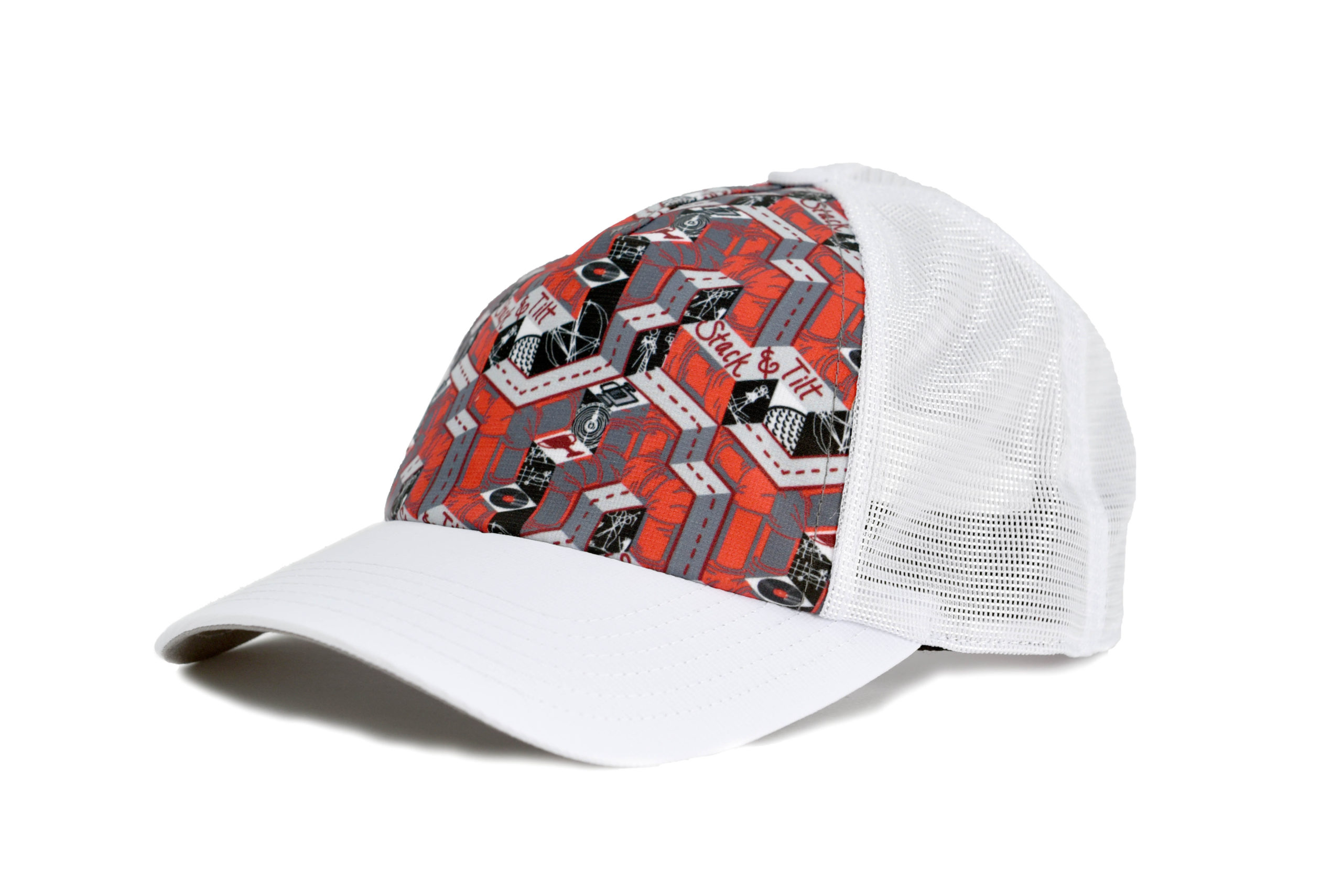 Stack&Tilt Golf logo “Pipeline” Hat - White - Stack & Tilt Golf Stack ...