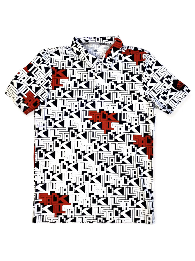 Stack&Tilt Custom Graffiti Golf Shirt by Adidas