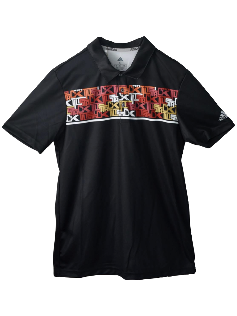 Abstract Graffiti Wow Print Men's Golf Shirts
